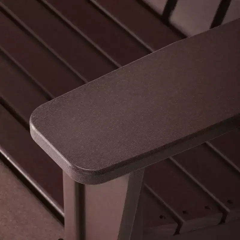 WestinTrends St. Augustine Outdoor Patio 49 HDPE Folding Adirondack Garden Bench