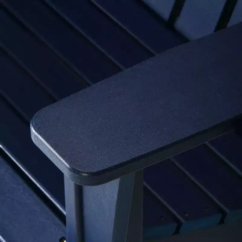 WestinTrends St. Augustine Outdoor Patio 49 HDPE Folding Adirondack Garden Bench