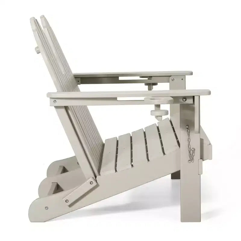 WestinTrends St. Augustine Outdoor Patio 49 HDPE Folding Adirondack Garden Bench
