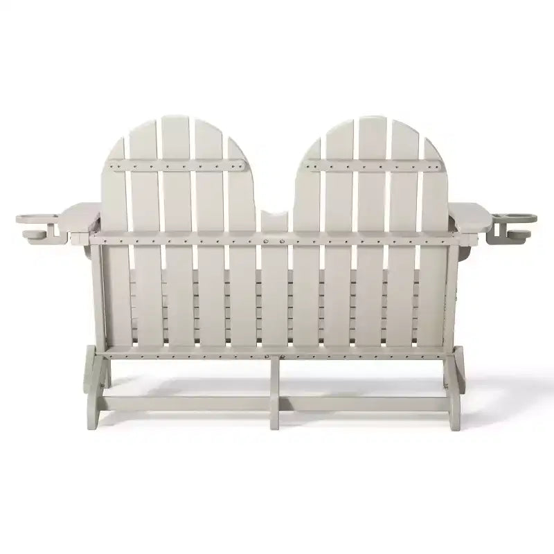 WestinTrends St. Augustine Outdoor Patio 49 HDPE Folding Adirondack Garden Bench