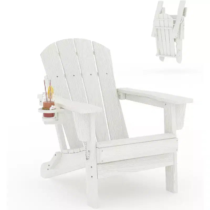 Folding Adirondack Chairs Patio Chairs Set Outdoor Adirondack Chair Weather Resistant Chair for Patio,Outside,Deck,Campfire Chairs