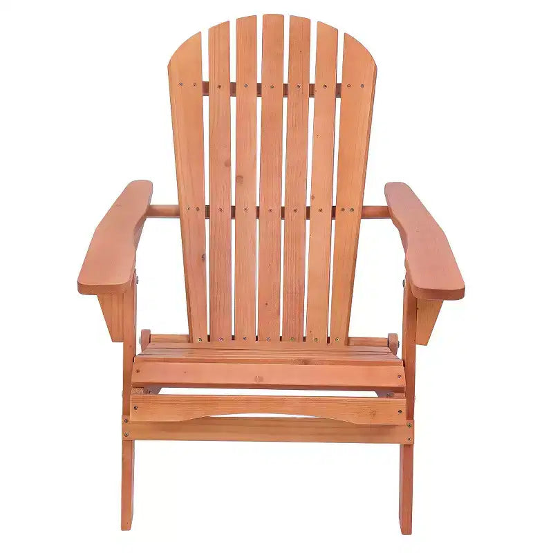 Folding Large Size Adirondack Chair Pine Wood