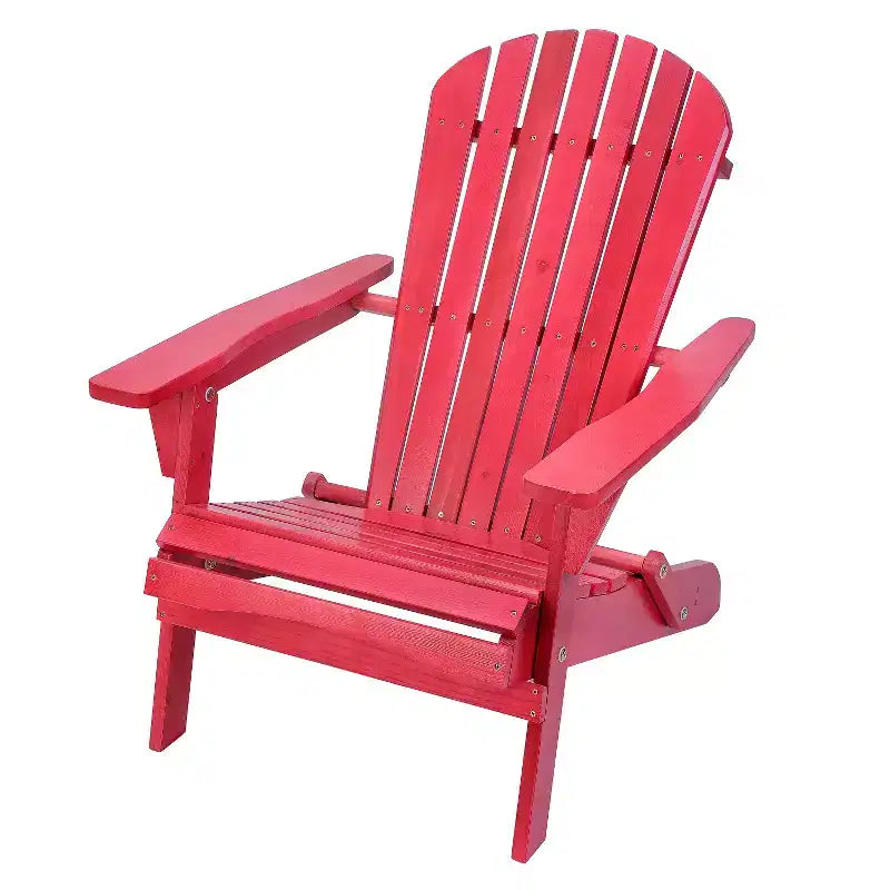 Folding Large Size Adirondack Chair Pine Wood