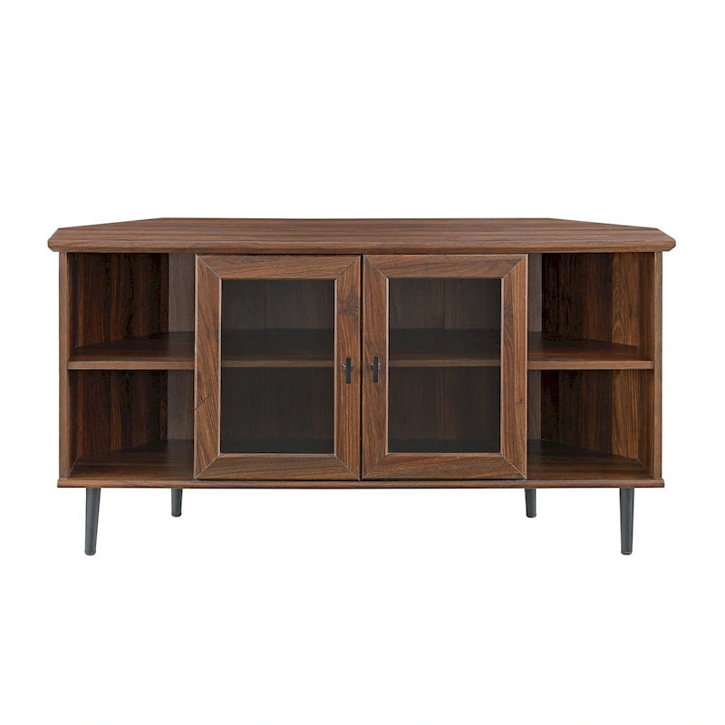 Meuble TV d'angle Middlebrook avec porte vitrée de 48 pouces