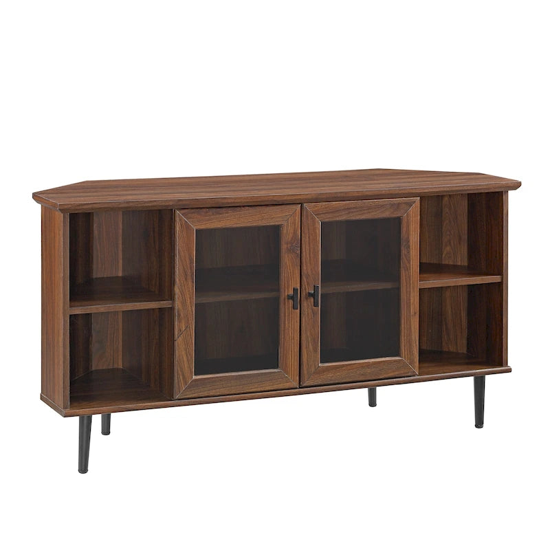 Meuble TV d'angle Middlebrook avec porte vitrée de 48 pouces