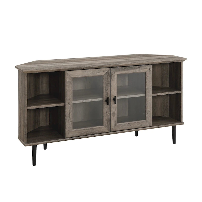 Meuble TV d'angle Middlebrook avec porte vitrée de 48 pouces
