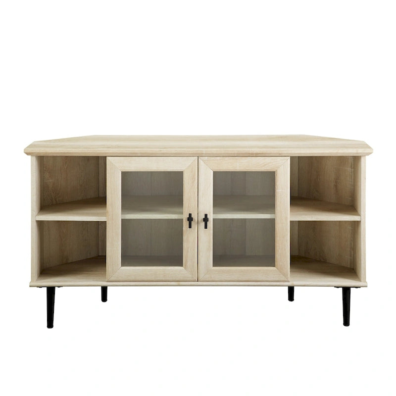 Meuble TV d'angle Middlebrook avec porte vitrée de 48 pouces