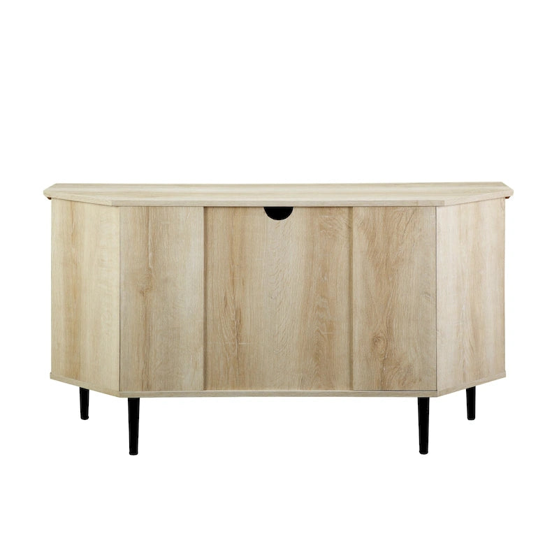 Meuble TV d'angle Middlebrook avec porte vitrée de 48 pouces