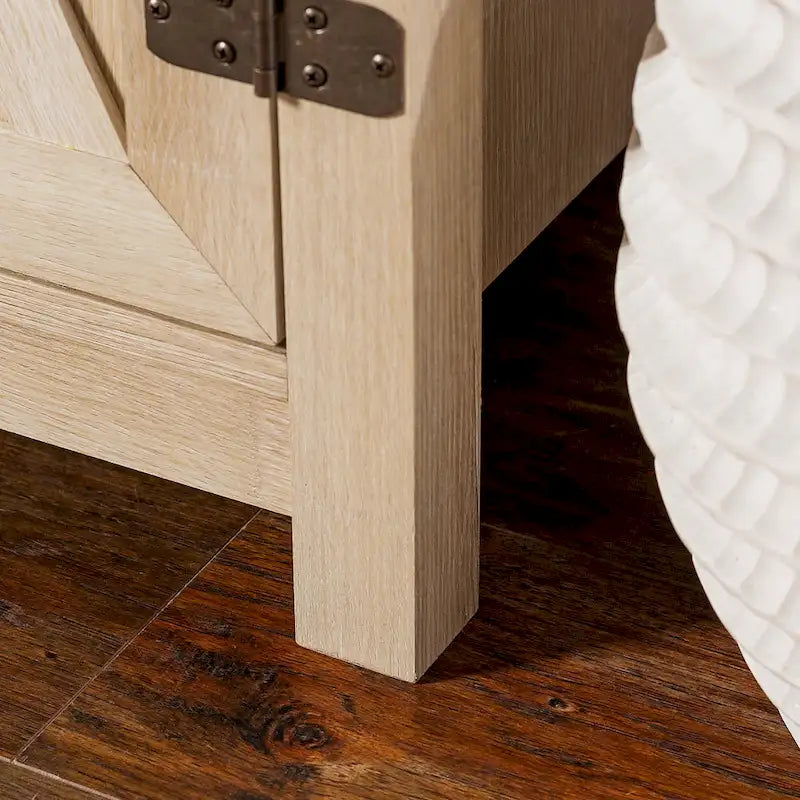 Meuble d'appoint Middlebrook 30 pouces, style porte de grange rustique