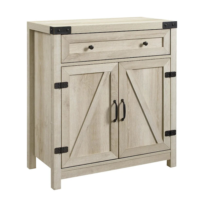 Meuble d'appoint Middlebrook 30 pouces, style porte de grange rustique
