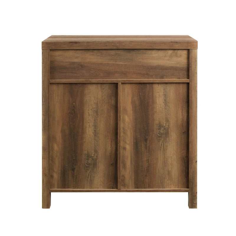 Meuble d'appoint Middlebrook 30 pouces, style porte de grange rustique