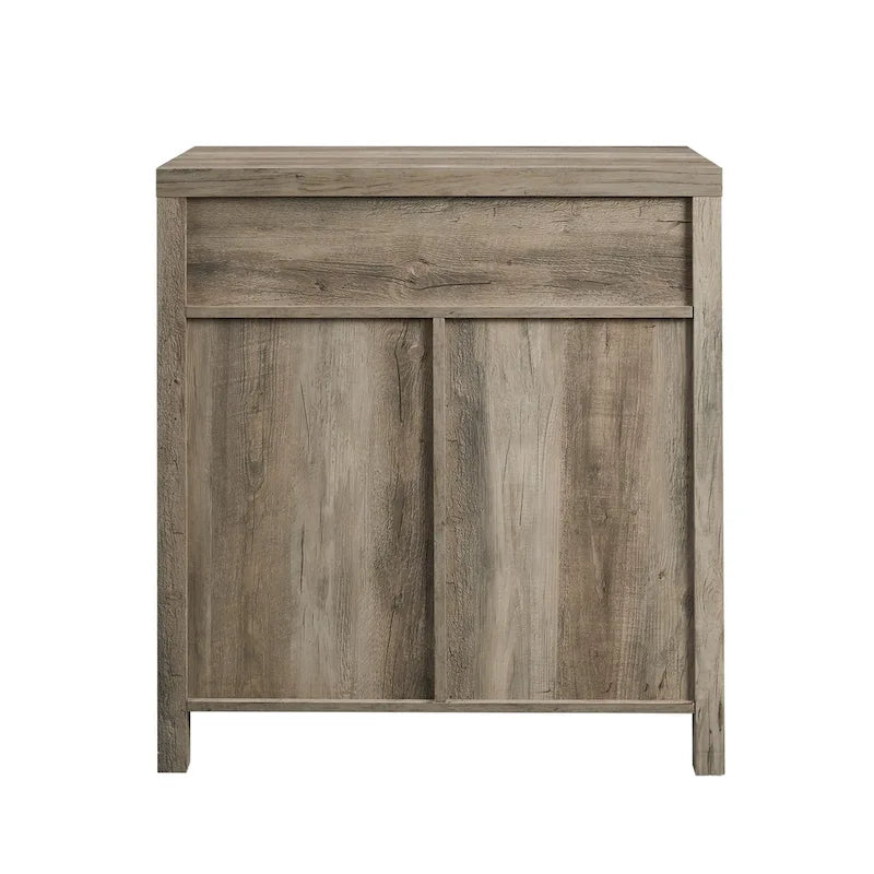 Meuble d'appoint Middlebrook 30 pouces, style porte de grange rustique