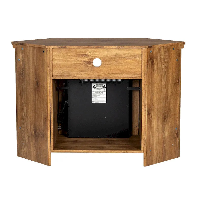 Meuble TV d'angle de 48 pouces avec cheminée Middlebrook