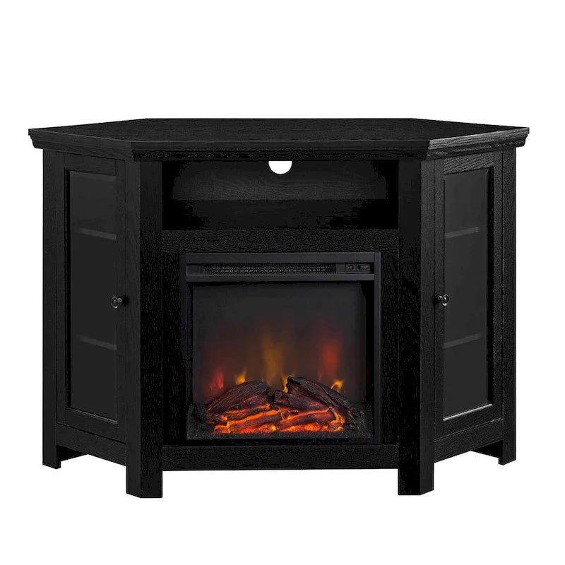Meuble TV d'angle de 48 pouces avec cheminée Middlebrook