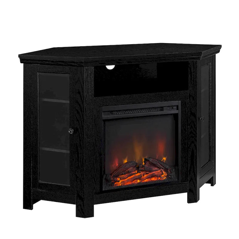 Meuble TV d'angle de 48 pouces avec cheminée Middlebrook