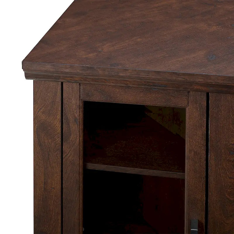 Meuble TV d'angle de 48 pouces avec cheminée Middlebrook