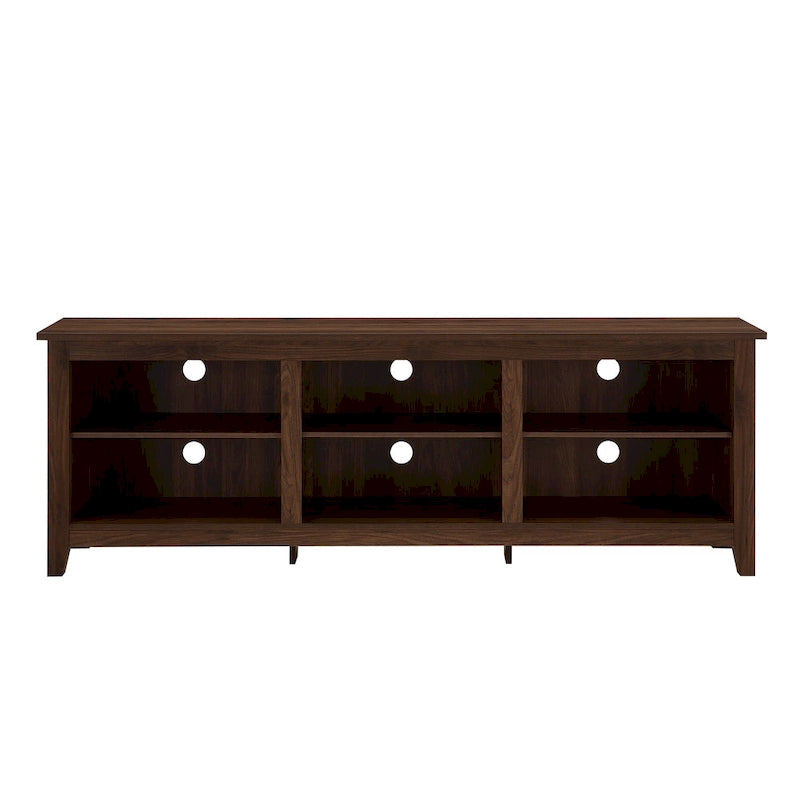 Meuble TV en bois de 70 pouces Middlebrook Designs avec rangement ouvert