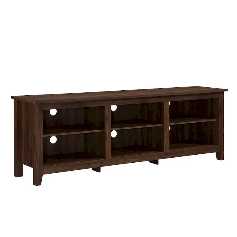 Meuble TV en bois de 70 pouces Middlebrook Designs avec rangement ouvert