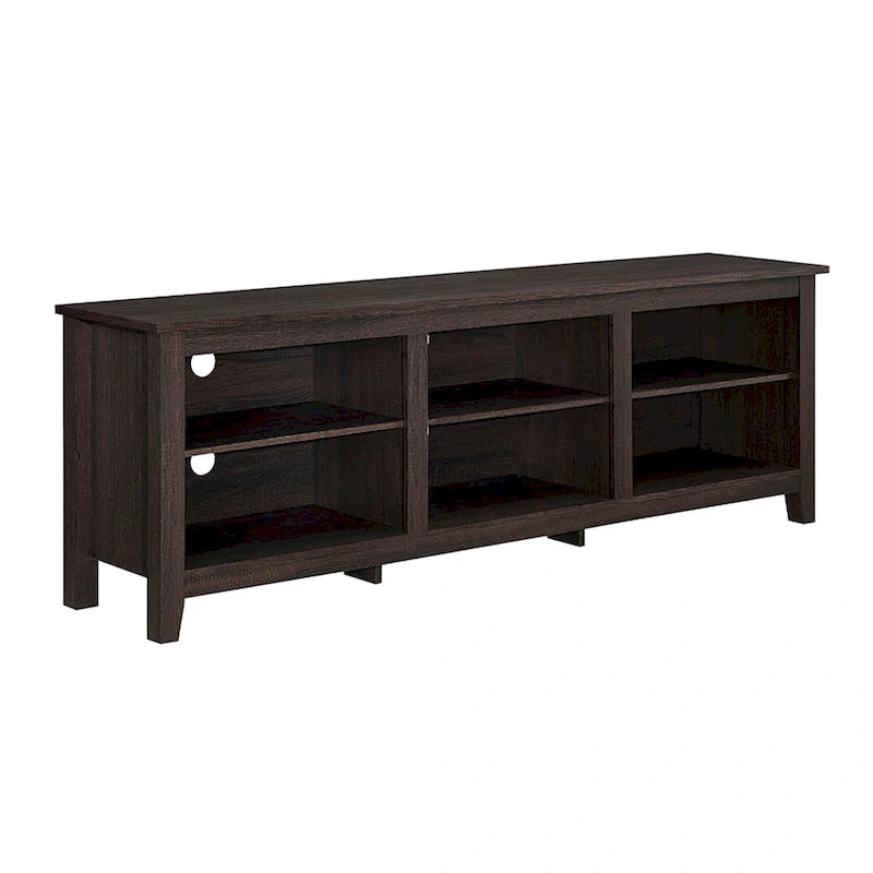Meuble TV en bois de 70 pouces Middlebrook Designs avec rangement ouvert