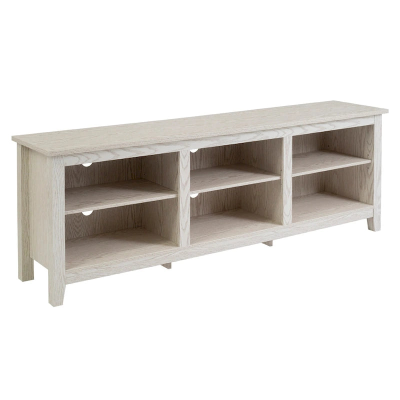 Meuble TV en bois de 70 pouces Middlebrook Designs avec rangement ouvert