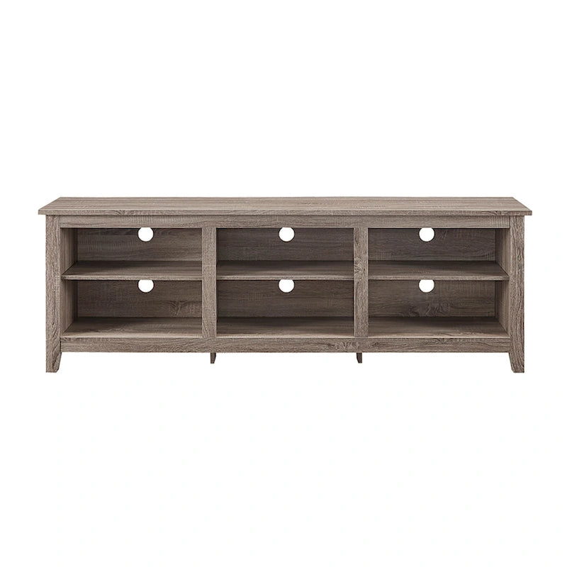 Meuble TV en bois de 70 pouces Middlebrook Designs avec rangement ouvert