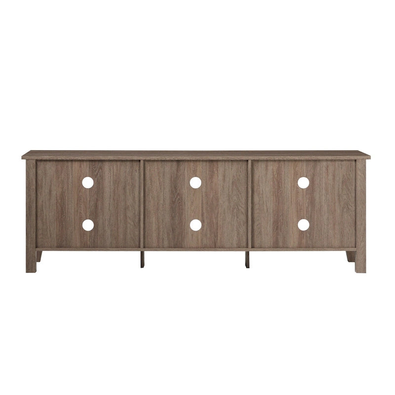 Meuble TV en bois de 70 pouces Middlebrook Designs avec rangement ouvert