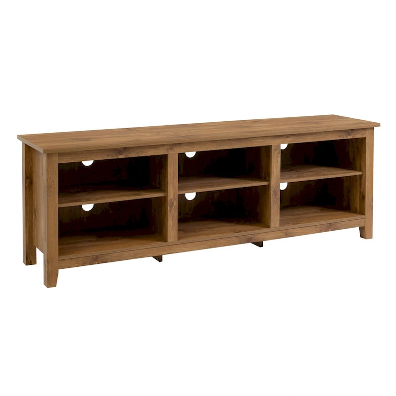 Meuble TV en bois de 70 pouces Middlebrook Designs avec rangement ouvert