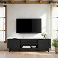 Meuble TV moderne avec portes à cadre Middlebrook Designs