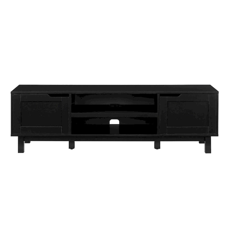 Meuble TV moderne avec portes à cadre Middlebrook Designs