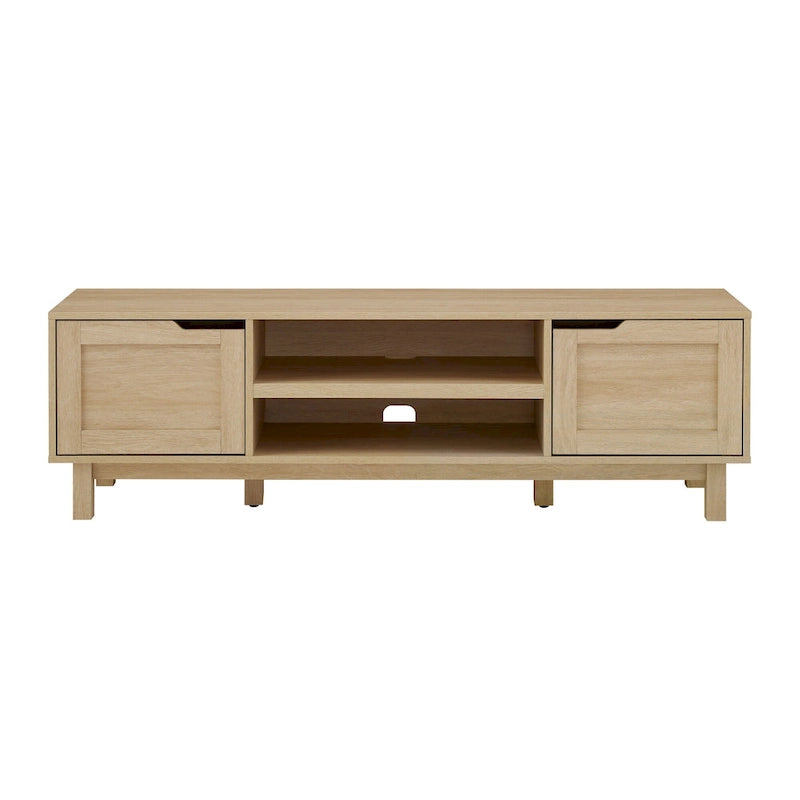 Meuble TV moderne avec portes à cadre Middlebrook Designs