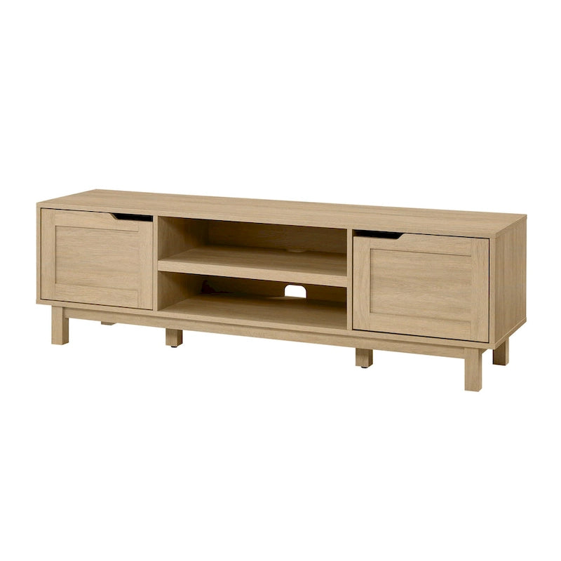 Meuble TV moderne avec portes à cadre Middlebrook Designs