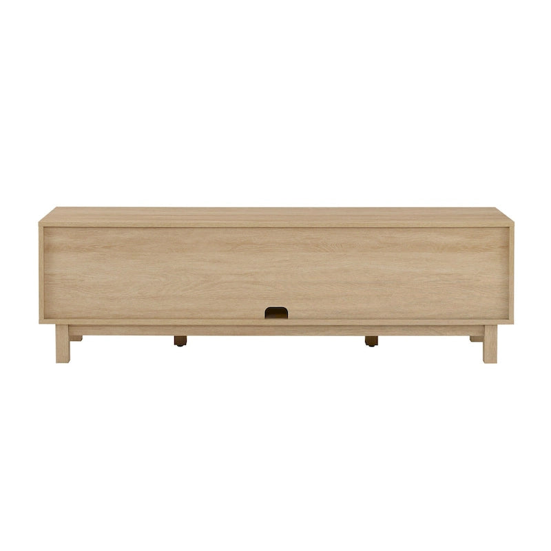 Meuble TV moderne avec portes à cadre Middlebrook Designs