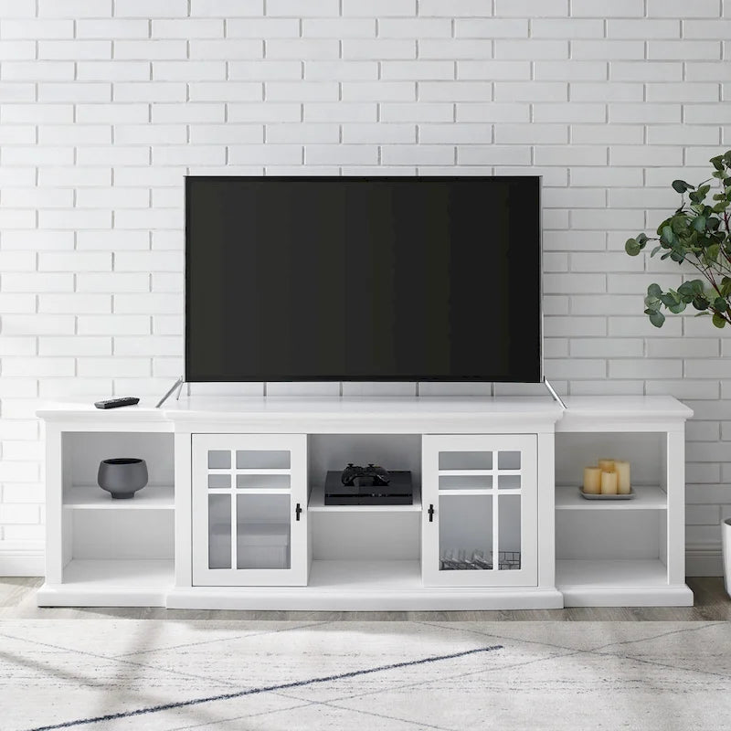 Meuble télé classique à façade brisée Middlebrook 80 pouces