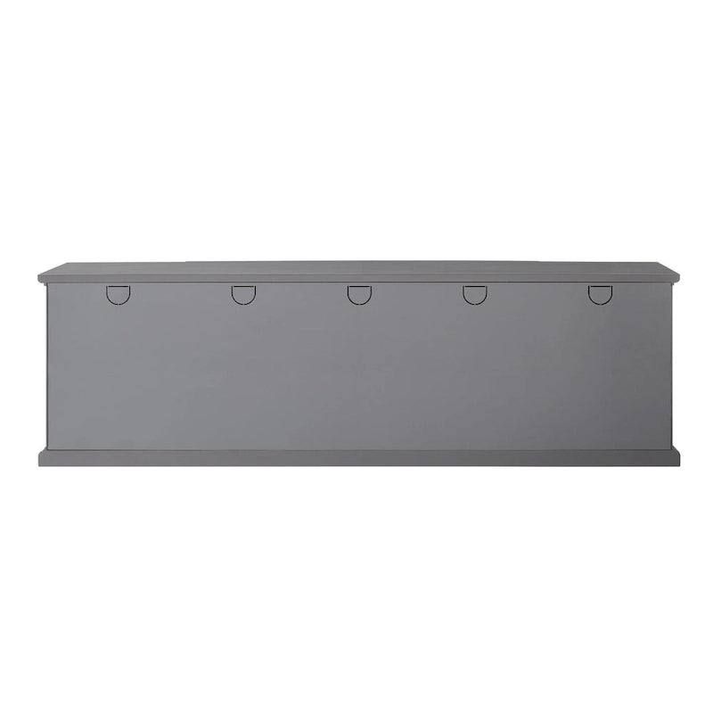 Meuble télé classique à façade brisée Middlebrook 80 pouces
