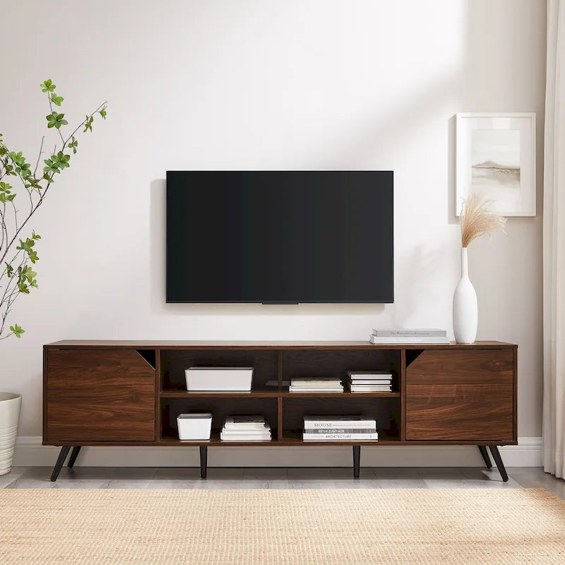 Meuble TV 70 pouces de style Mid-Century Modern Middlebrook Designs