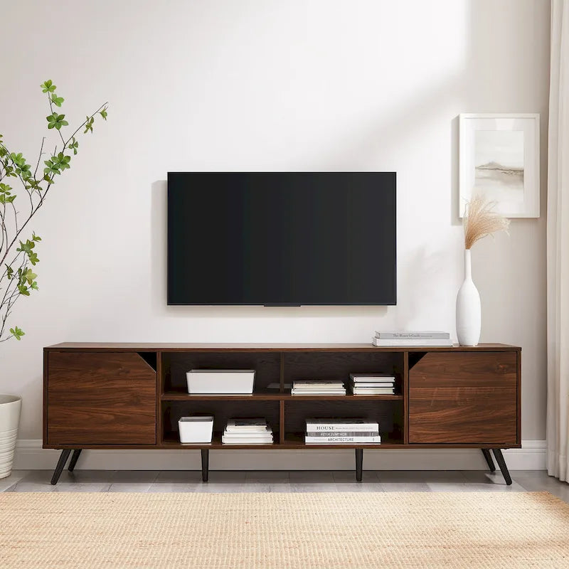 Meuble TV 70 pouces de style Mid-Century Modern Middlebrook Designs