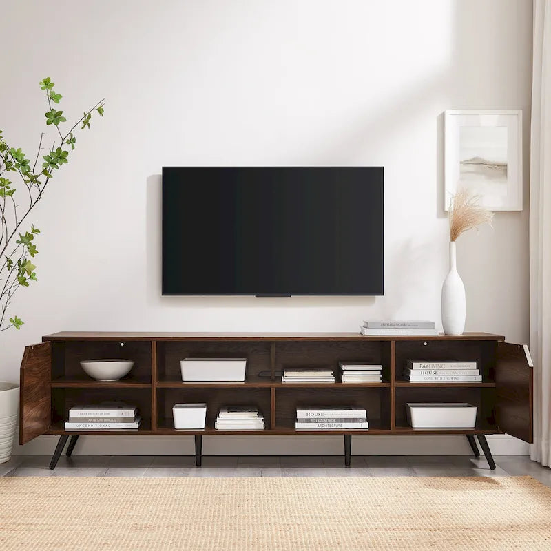 Meuble TV 70 pouces de style Mid-Century Modern Middlebrook Designs