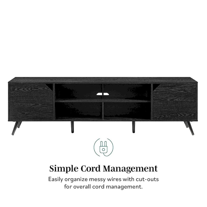 Meuble TV 70 pouces de style Mid-Century Modern Middlebrook Designs