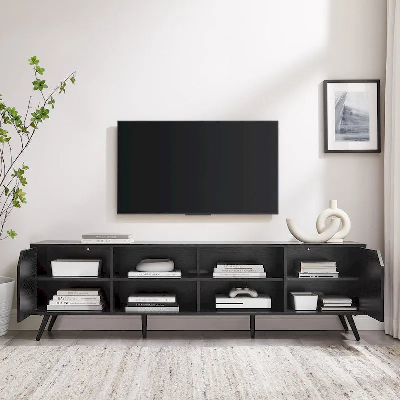 Meuble TV 70 pouces de style Mid-Century Modern Middlebrook Designs