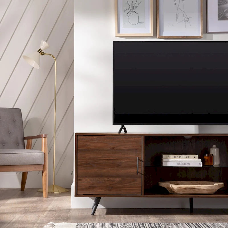 Meuble TV moderne Mid-Century de 70 pouces Middlebrook Designs