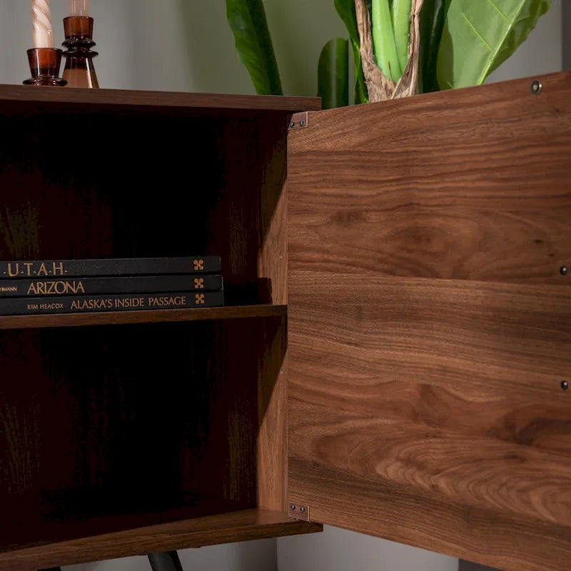 Meuble TV moderne Mid-Century de 70 pouces Middlebrook Designs