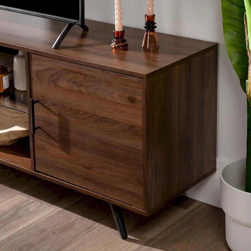 Meuble TV moderne Mid-Century de 70 pouces Middlebrook Designs