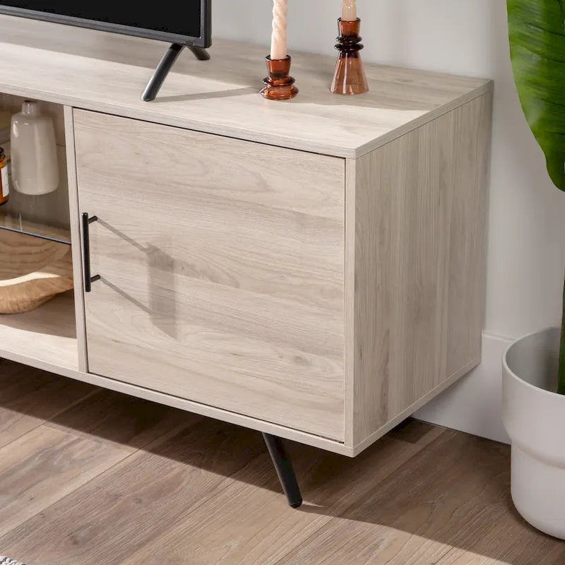 Meuble TV moderne Mid-Century de 70 pouces Middlebrook Designs