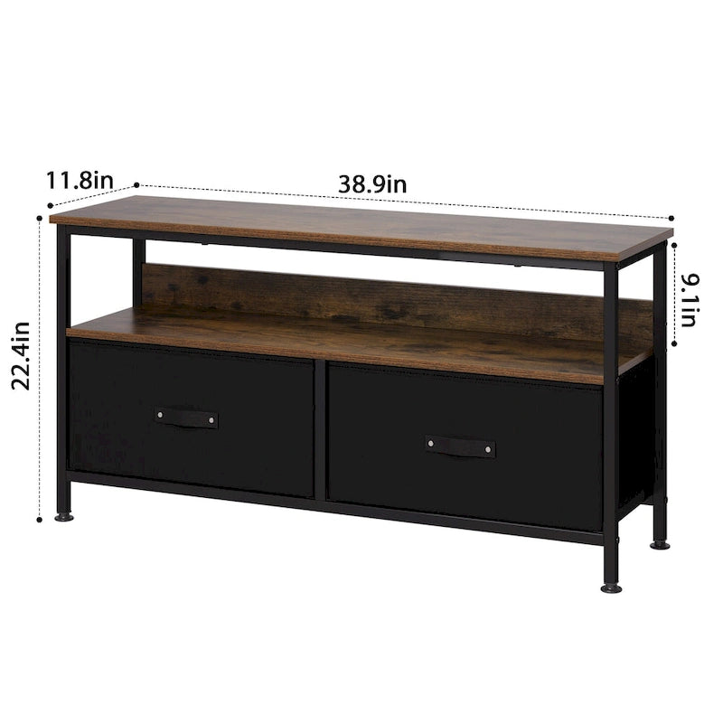 Meuble TV avec rangements pour chambre