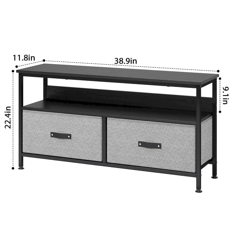 Meuble TV avec rangements pour chambre