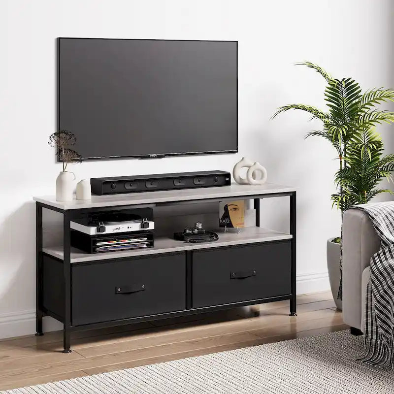 Meuble TV avec rangements pour chambre