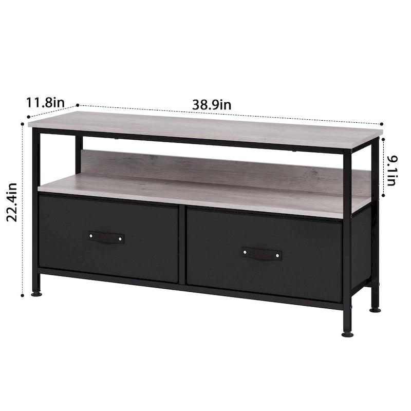 Meuble TV avec rangements pour chambre