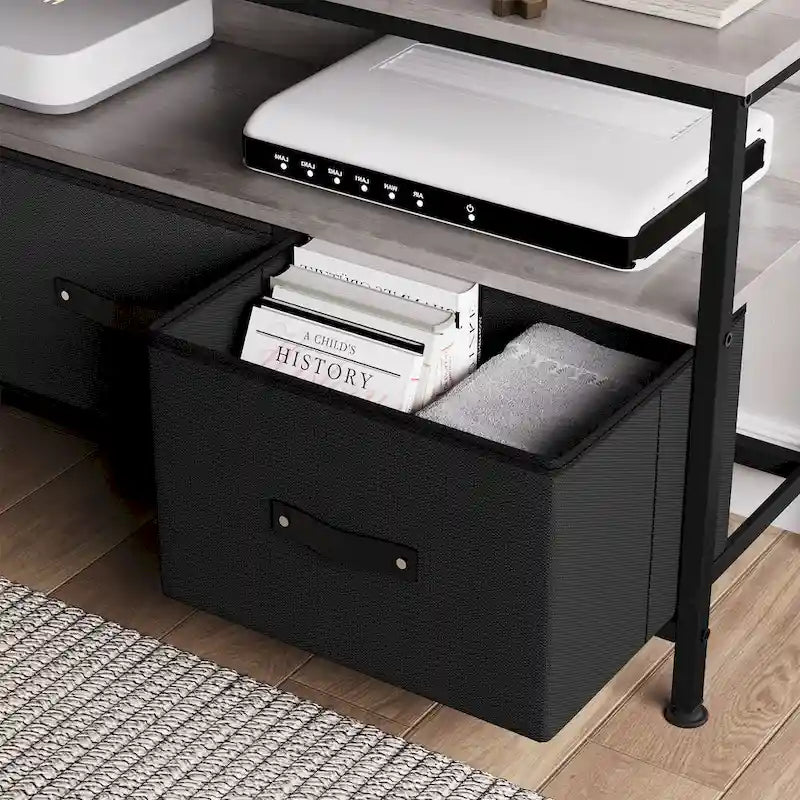 Meuble TV avec rangements pour chambre