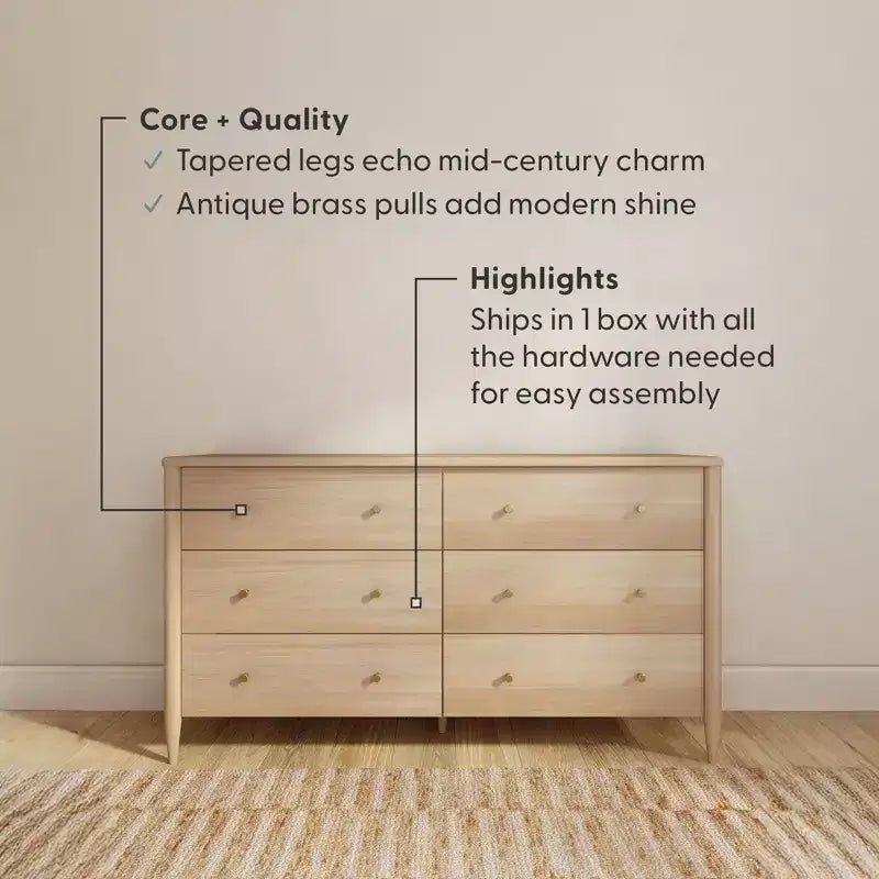 Harbor 6 Drawer Dresser
