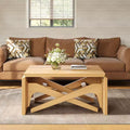 2 in 1 Coffee Table, Expandable Dining Table, Adjustable Height Table for Home & Office, Space Saving - ModernLuxe